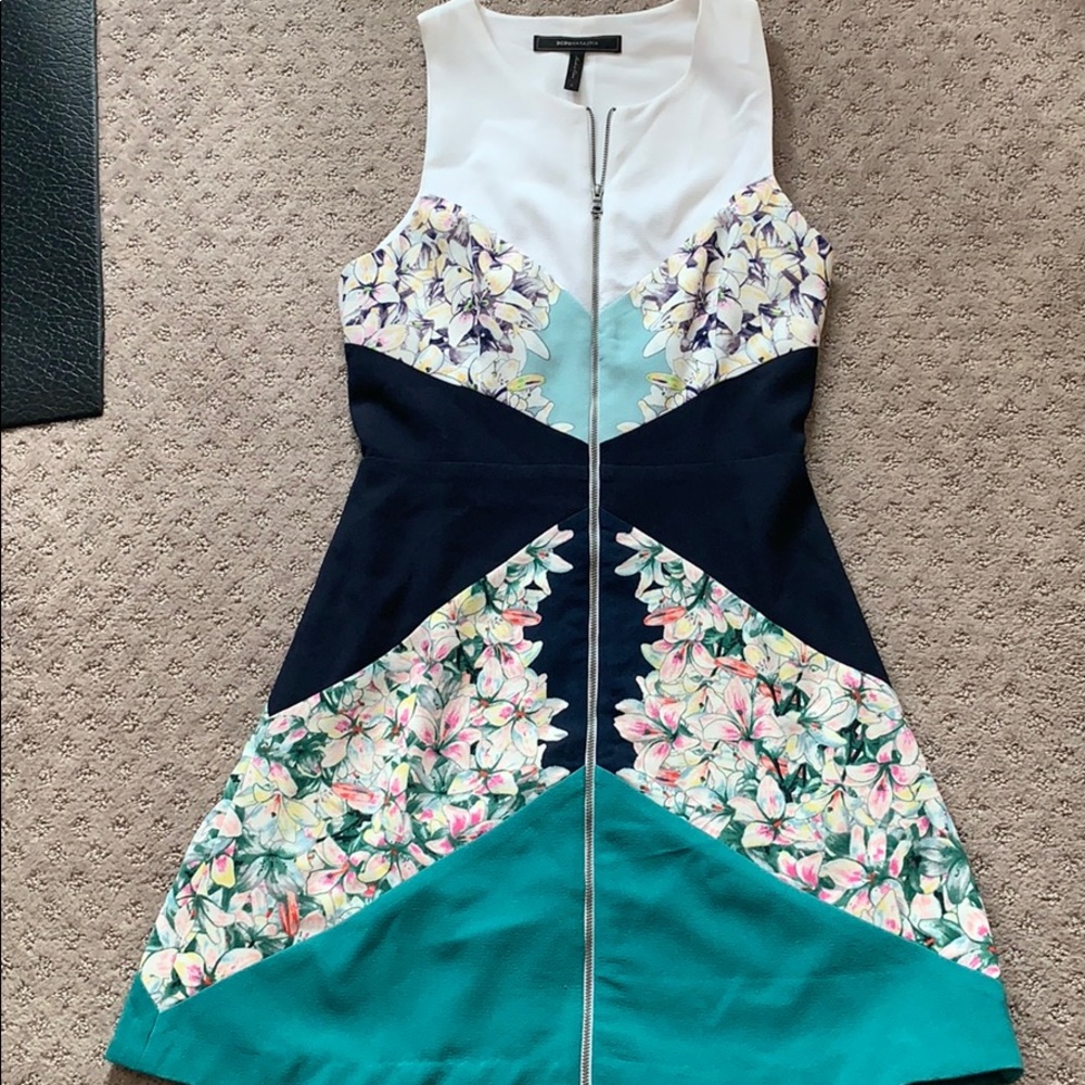 BCBG zip front dress